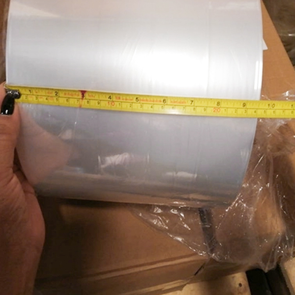 200 mm - 1400 mm dobbeltlags 17 mikron mikroperforeret polyolefin krympefilm til mælkeprodukt